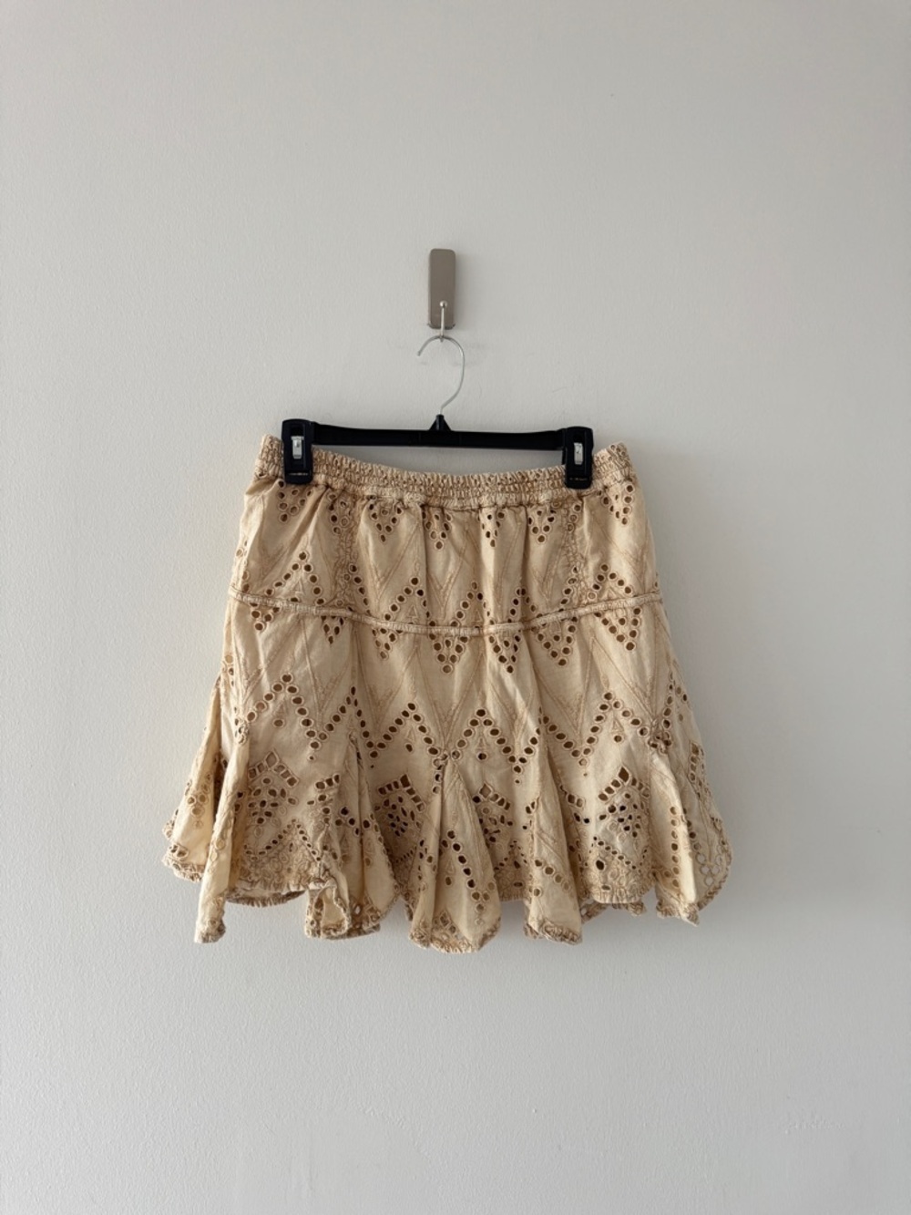 FREE PEOPLE Serenity Eyelet Mini Skort M - Picture 4 of 4
